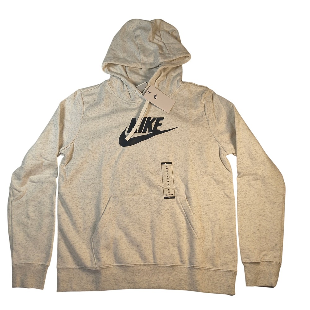 Nike Sportswear Essential Fleece Hoodie‎ Womens Medium Gray Pullover Sweatshirt